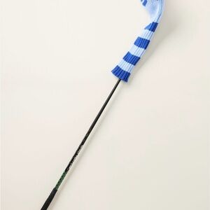 Blue Striped Knit Golf Club Headcover